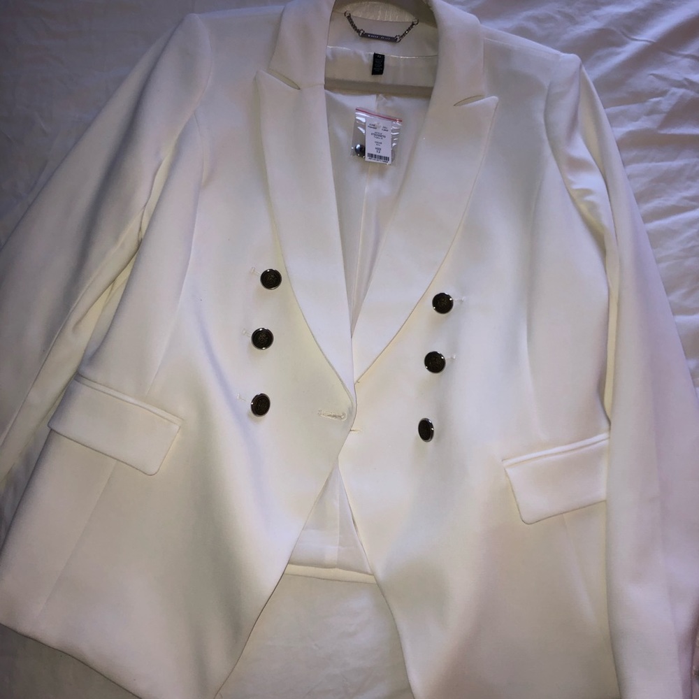 White black NWT jacket